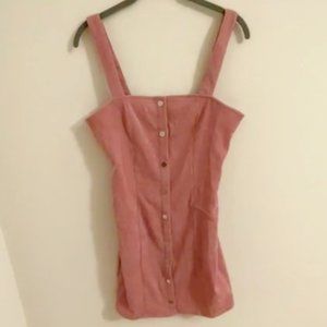 Pink Overall Dress for Women